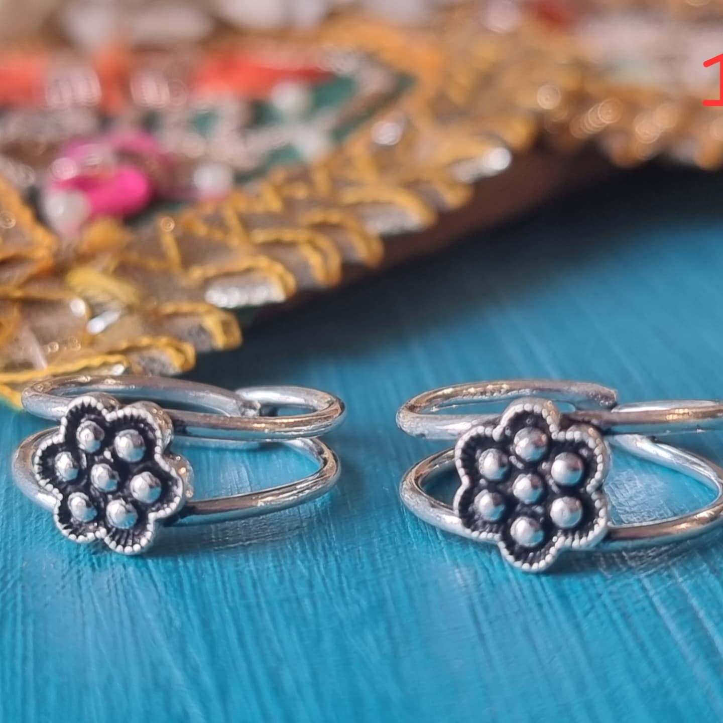 German Silver Toe Ring For Women & Girls. | K M HandiCrafts India